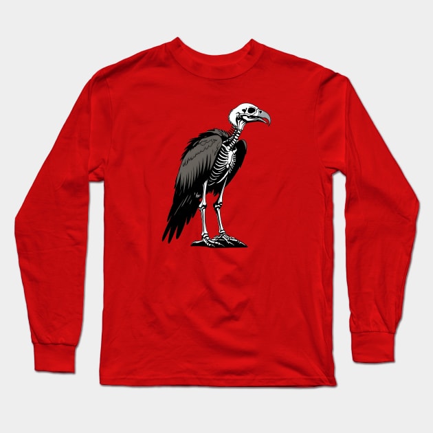 Vegan Vulture Long Sleeve T-Shirt by L'Appel du Vide Designs by Danielle Canonico